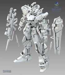 强袭高达和炮击装备 三维 机械 交通 追忆星霜 原创作品 站酷 zcool resin art sculpture art sculptures statues