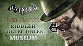 Impossible riddler trophy glitch in the museum? Batman Arkham City Museum Riddler Trophies Youtube