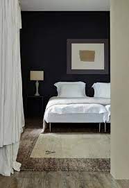 Farrow Ball Off Black White Wall Bedroom Black Walls Bedroom One Bedroom Apartment