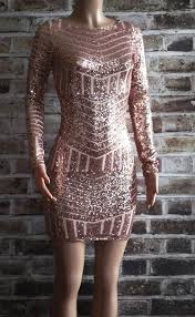 This Dress Is Absolutely Stunning In One Of This Seasons Hottest Colors And Design Long Sleeve Homecoming Dresses Gold Homecoming Dress Rose Gold Dress Short