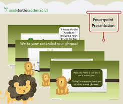 A noun phrase, or nominal (phrase), is a phrase that has a noun (or indefinite pronoun) as its head or performs the same grammatical function as a noun. Noun Phrase Powerpoint Presentation Apple For The Teacher Ltd