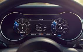 Download Wallpapers Ford Mustang 2018 Dashboard Modern Technology Mustang Speedometer Tachometer Besthqwallpapers Com Ford Mustang Ford Mustang Bullitt Mustang Bullitt