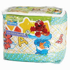 And how do you actually get to sesame street? Amazon Com Sesame Beginnings 3 Piece Crib Bedding Set Baby