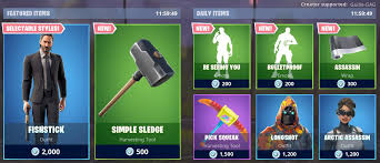 You can now play as john wick in fortnite. Fortnite News On Twitter Shop Updated John Wick Is In The Shop Some New Emotes And Wraps Ignore The Fact That It Says Fish Stick