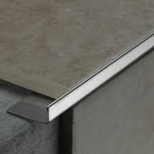 8mm L Shape Trim Silver Gloss Tile Trims Accessories Tile Trim Patterned Floor Tiles New Home Designs