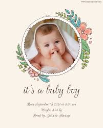 Share the joy of the arrival of your baby boy with this birth announcement card template. Baby Boy Announcement On Facebook
