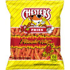 Chesters Flamin Hot Fries Snacks 5 25 Oz Walmart Com