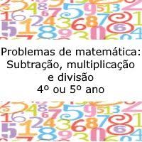 Problemas De Matematica Subtracao Multiplicacao E Divisao Acessaber