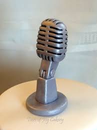 Celebration Cakes Music Cakes Microphone Cake Music Note Birthday Cake