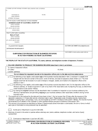 California Court Subpoena - 11 Free Templates in PDF, Word, Excel ...