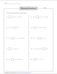 order of operations worksheets