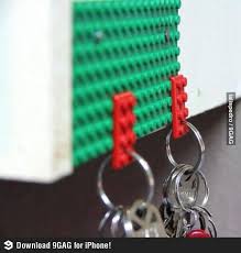 Lego Keyring Objet Recycle Recycler Boite De Kleenex