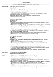 You can edit this civil engineer resume example to get a quick start and easily build a perfect resume in just a few minutes. Civil Project Engineer Resume Samples Velvet Jobs