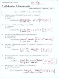 Beginners Mole Worksheet In 2020 Chemistry Worksheets Molar Mass Mole Conversion Worksheet