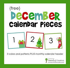 Nativity Pocket Chart Calendar Cards Free Printable