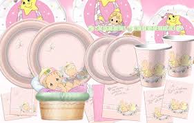 Precious Moments Girl Party Supplies Party Supplies At Partynet Co Za Baby Shower Party Themes Baby Girl Shower Themes Girls Party Supplies