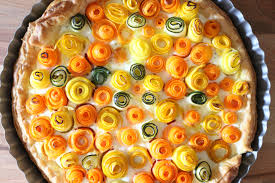 Zucchini Karotten Rosen Tarte Einfach So Lecker Rezept Tarte Rezepte Karotten