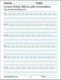 Trace the letters on the dotted lines and then space to draw your own letters. 50 Cursive Writing Worksheets Alphabet Letters Sentences Advanced Cursive Writing Cursive Writing Worksheets Cursive Practice Sheets
