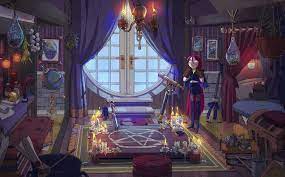 36 Breathtaking Witch Bedroom Design Inspiration That Will Change Your Life In Pictures Decoratorist Witch Room Bedroom Drawing Witch Art