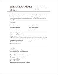 what is the best cv format for college