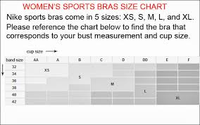 Nike Pro Dri Fit Sports Bra Size Chart Fitness And Workout
