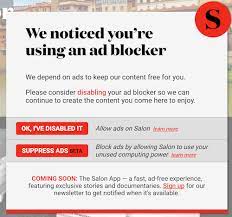 Aramanızda 46 adet ürün bulundu. Salon Asks Readers To Pick Their Poison Ads Or Crypto Mining Engadget