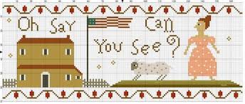 Bring out your patriotic creativity with this unique cross stitch fabric by fabric flair. 12 American Cross Stitch Ideas Cross Stitch Stitch Patriotic Cross Stitch