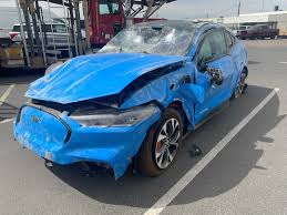 The vehicle was introduced on november 17, 2019, and went on sale in december 2020 as a 2021 model. First Wrecked Ford Mustang Mach E Shows Up Online Looking Sad
