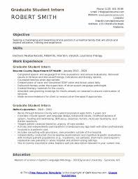 A graduate student resume is a type of resume that you create when applying to master's degree programs. Graduate Student Intern Resume Samples Qwikresume
