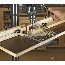 Feature Packed Drill Press Table Woodworking Plan From Wood Magazine Drill Press Table Woodworking Drill Press Drill Press
