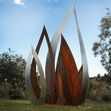 Garden Feature Pierre Le Roux Design Metal Sculptures Garden Metal Tree Wall Art Steel Sculpture