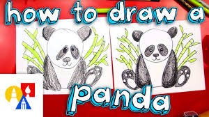 How To Draw A Panda Bear Art For Kids Hub Panda Art Panda Bear Art