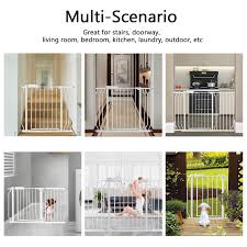 Buy Fairy Baby Extra Wide Baby Gates 57 5 62 Inch Auto Close Child Safety Gates For Stairs Banister Doorways Hallway Stairway Indoor Safety Child Gates For Kids Or Pets Online In Turkey B01g8gvn0a
