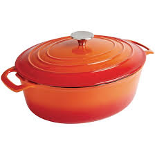 5 out of 5 stars. Vogue Orange Oval Casserole Dish 5ltr Gh311 Buy Online At Nisbets