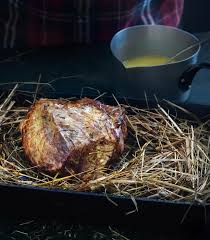 kalbsbraten im heu geschmort rezept kalbsbraten rezepte lebensmittel essen