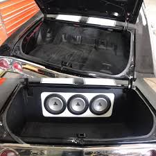You won't find a better car stereo in las vegas, nv. Chevelle Becausess Car Audio Jl Audio Custom Trunk Install Walled Off Car Audio Car Stereo Car Interior