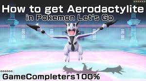 Let's go is like no other pokémon game has ever been before, and this means that whether you are new to the series or a veteran player, you have a lot to learn about. How To Get Aerodactylite Mega Aerodactyl In Pokemon Lets Go Pikachu Eevee Youtube