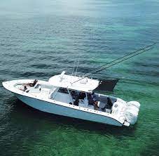 We Launched Our New Internally Rigged Outriggers And They Look Good Gemlux Gemluxfishing Outriggers Inter Center Console Fishing Boats Outboard Boats Boat