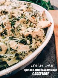 Spinach Artichoke Chicken Casserole Is The Perfect Chicken Spinach And Artichoke Recipe If You Ar Chicken Spinach Recipes Artichoke Chicken Artichoke Recipes