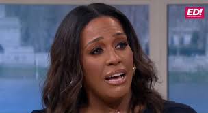 Embarrassed" Alison Hammond...