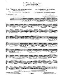 Download the pdf, print it and use our learning tools to master it. The Flight Of The Bumble Bee Clarinet In Bb Sheet Music By Nikolai Rimsky Korsakov Nkoda