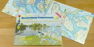 Französische version der karte w162p. Tourenatlas Ta6 Wasserwandern Mecklenburg Vorpommern Flussinfo Shop