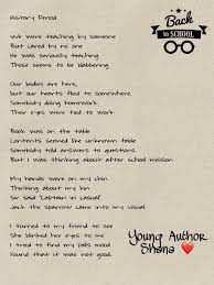 My Bestie Shana Seelan Wrote Her First Poem During The Boring History Period So Titled As History Period Hats Off My Dear Workbook My Diary My Memory