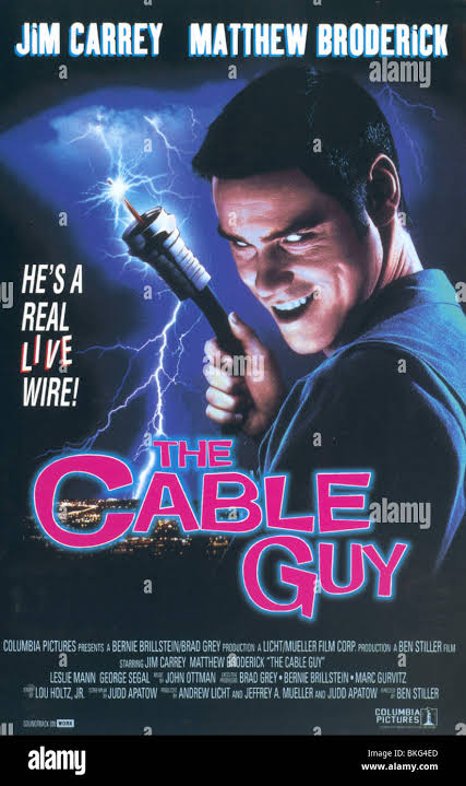 THE CABLE GUY -1996 POSTER Stock Photo - Alamy