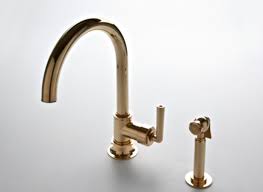 brass kitchen faucet
