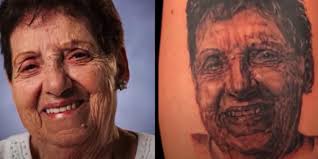 Rewatching inkmaster. In szn 3 Kyle's portrait tattoo, when the human  canvases judged this tattoo and made the elderly lady cry it broke my  heart. Although it was a dark tattoo they
