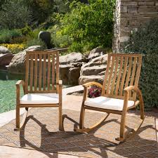 15 Stylish Outdoor Rocking Chairs You Ll Want To Lounge In All Summer Long Wood Rocking Chair Outdoor Rocking Chairs Rocking Chair