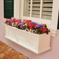 Outdoor silk flowers window box. Improvements Pre Lit Impatiense Window Box Filler Window Box Flowers Window Box Fake Flower Bouquet