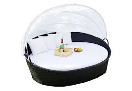 Exclusive Sonneninsel Aus Poly Rattan Lounge Rattanbett Sonnenliege Weiss Lounge Rattan Sonnenliege Rattanbett