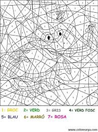 Dibujos Para Colorear Dificiles Con Numeros